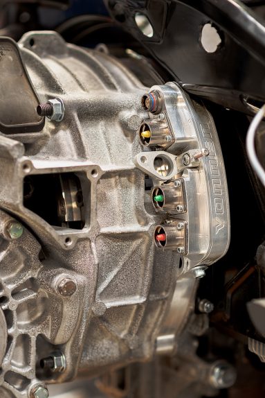 Shadow Drive performance hybrid electric motor installation in a Tedson Daydream Porsche 993